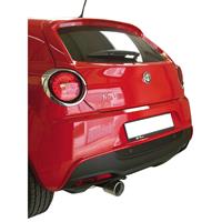 100% RVS Sportuitlaat Alfa Romeo Mito 1.4TB MultiAir (135pk) 2010- 102mm