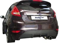 100% RVS Sportuitlaat Ford Fiesta VII 1.6 (120pk) 9/2008- 102mm