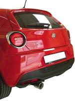100% RVS Sportuitlaat Alfa Romeo Mito 1.4JTS (155pk) 8/2008- 102mm