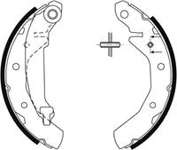 A.B.S. Bremsbacken 9061 Trommelbremsbacken,Bremsbackensatz CHEVROLET,DAEWOO,PROTON,MATIZ M200, M250,SPARK M200 M250,MATIZ KLYA,MATIZ Kasten KLA4