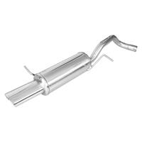 100% RVS Sportuitlaat Volkswagen Polo 9N2 1.8T GTi (150pk) 2006- 120x80mm