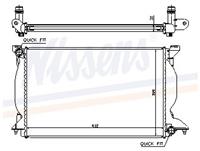 NISSENS Wasserkühler 60302A Kühler,Motorkühler AUDI,A4 Avant 8ED, B7,A4 Avant 8E5, B6,A4 8E2, B6,A4 Cabriolet 8H7, B6, 8HE, B7,A4 8EC, B7