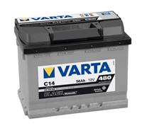Starterbatterie Varta Schwarz Dynamische 12V 56Ah L2 C14 / 480A