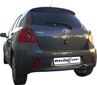 100% RVS Sportuitlaat Toyota Yaris II 1.8TS (133pk) 2006- 102mm