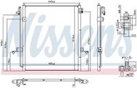 Condensor, airconditioning ** FIRST FIT ** NISSENS 940610