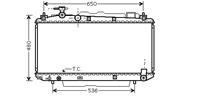toyota RADIATEUR RAV4 20i MT met AIRCO 00