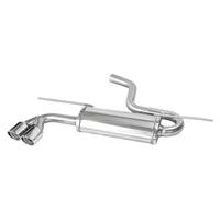 100% RVS Sportuitlaat Volkswagen Golf VII 1.4 125pk 2013- 2x80mm X-Race