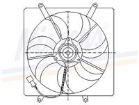 Lüfter, Motorkühlung rechts Nissens 85014