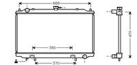 nissan RADIATEUR Cefiro 2.0 i Hand 09/84-