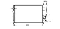citroen RADIATEUR 16 Auto +/zonder AIRCO