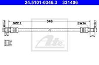 Bremsschlauch | ATE (24.5101-0346.3)