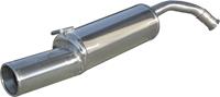 100% RVS Sportuitlaat Toyota Yaris 1.5 Turbo 2003- 102mm