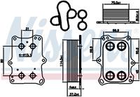 NISSENS Ölkühler 90969 Ölkühler, Motoröl FIAT,ALFA ROMEO,JEEP,BRAVO II 198,PUNTO EVO 199,PUNTO 199,500L,500X,TIPO Schrägheck 356_,TIPO Kombi 356_