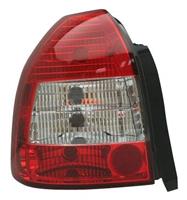 Achterlichten set Honda Civic HB 3-deurs 1996-2001 - Rood/Helder