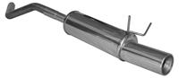 100% RVS Sportuitlaat Renault Megane Sedan 2.0 (113pk) 1997- 102mm