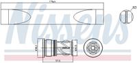 NISSENS Trockner 95620 Klimatrockner,Klimaanlage Trockner OPEL,PEUGEOT,CITROËN,CROSSLAND X,207 WA_, WC_,207 CC WD_,207 SW WK_,208,1007 KM_,2008