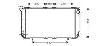 subaru Radiateur Benzine 1.6 / 1.8 / 2.0 / 2