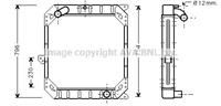 highwayautomotive Radiateur AVA COOLING ME2110