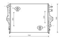 porsche Radiateur Cayenne / Touareg 10-