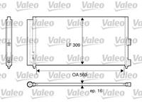 Condensor, airconditioning Valeo, u.a. für Fiat, Lancia