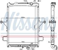 Kühler, Motorkühlung Nissens 65624