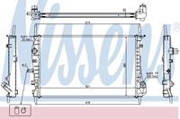 Kühler, Motorkühlung Nissens 69252