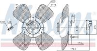 Volkswagen Koelventilatorwiel 85801