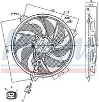 peugeot Koelventilatorwiel