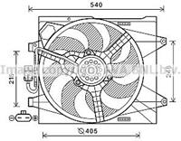 fiat Koelventilatorwiel