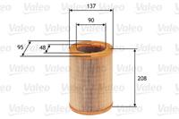Valeo Luftfilter 585608  PEUGEOT,CITROËN,NISSAN,106 II 1,106 I 1A, 1C,106 Van 1_,SAXO S0, S1,XSARA N1,XSARA Break N2,AX ZA-_,SAXO Hatchback van S3_