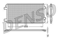 Kondensator, Klimaanlage Denso DCN23024