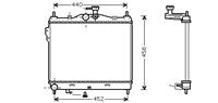 hyundai Radiateur Benzine 1.4 / 1.6