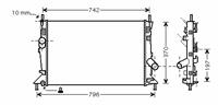 ford RADIATEUR DIESEL 1.6 TDCi / 2.0 TDCi