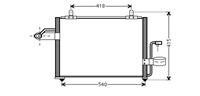 chevrolet Condensor Tacuma All 01-