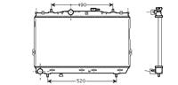 hyundai Radiateur Avante/coupe/e/lantra Mt