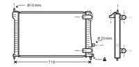 peugeot Radiateur Diesel -4/99 20 Hdi