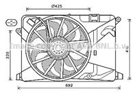 opel Koelventilatorwiel