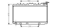 nissan RADIATEUR PRIMERA1 20i MT 90-96