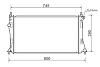 RADIATEUR Mazda 5 1.8 i 06/10-