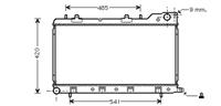 subaru Radiateur Forester 20turbo Mt 98-02