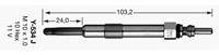 NGK Glühkerze 3413  OPEL,FIAT,ALFA ROMEO,ZAFIRA B A05,ASTRA H Caravan L35,ASTRA H L48,VECTRA C Caravan,ASTRA H GTC L08,SIGNUM,VECTRA C,VECTRA C GTS