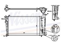 NISSENS Wasserkühler 61379 Kühler,Motorkühler PEUGEOT,CITROËN,306 Schrägheck 7A, 7C, N3, N5,306 7B, N3, N5,306 Van N_, 7_,ZX N2,ZX Break N2