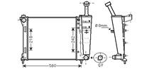 vanwezel Kühler, Motorkühlung Van Wezel 73002099