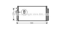 abarth Condensor, airconditioning FTA5386D