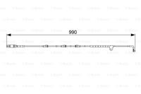 BOSCH Verschleißanzeige 1 987 473 049 Verschleißanzeige Bremsbeläge,Bremsbelagverschleiß BMW,X6 E71, E72
