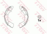TRW Handbremsbeläge JEEP GS8865 4796337,5093390AA,5093390AB Handbremsbacken,Bremsbackensatz, Feststellbremse 5093390AC
