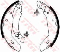 TRW Bremsbacken GS8158 Trommelbremsbacken,Bremsbackensatz RENAULT,PEUGEOT,CLIO I B/C57_, 5/357_,19 II B/C53_,19 II Cabriolet D53_, 853_,SUPER 5 B/C40_