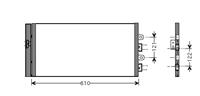 CONDENSOR FIAT PUNTO 2 12-8V MT vanaf03