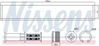 NISSENS Trockner 95598 Klimatrockner,Klimaanlage Trockner VW,AUDI,SKODA,GOLF VII 5G1, BE1,GOLF VII Kombi BA5,PASSAT Variant 3G5,GOLF SPORTSVAN AM1