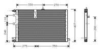 saab Condensor Con Saa 9000 86-92